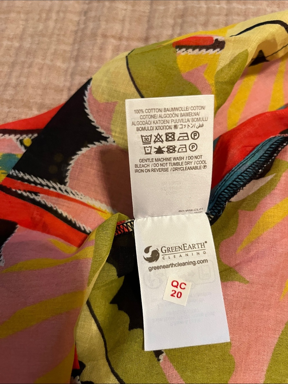 Boden Tropical Parrot Maxi Dress in Black, Pink, Yellow, Blue - Picture 6 of 6